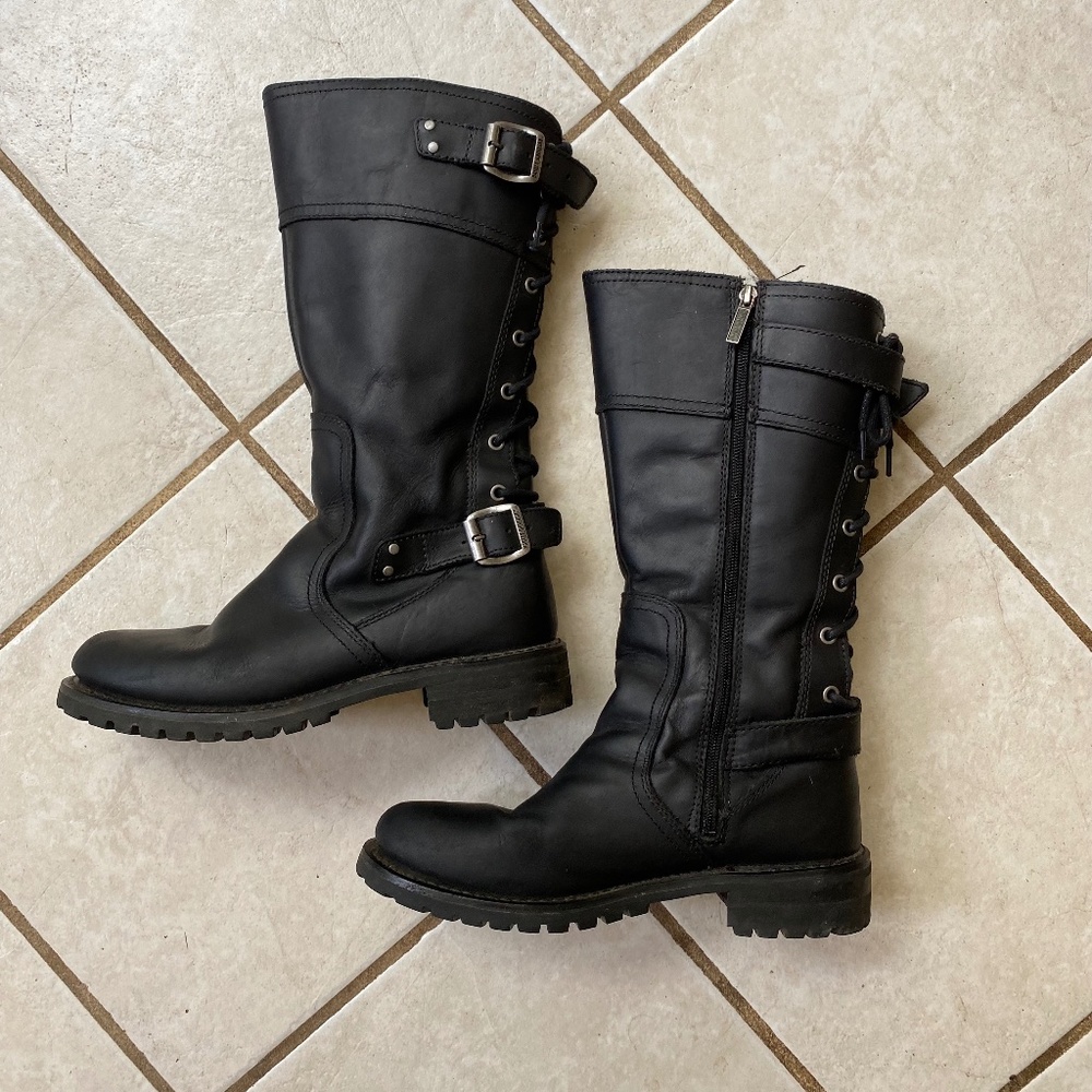 Women's Alexa Harley Riding Boots, Size 10